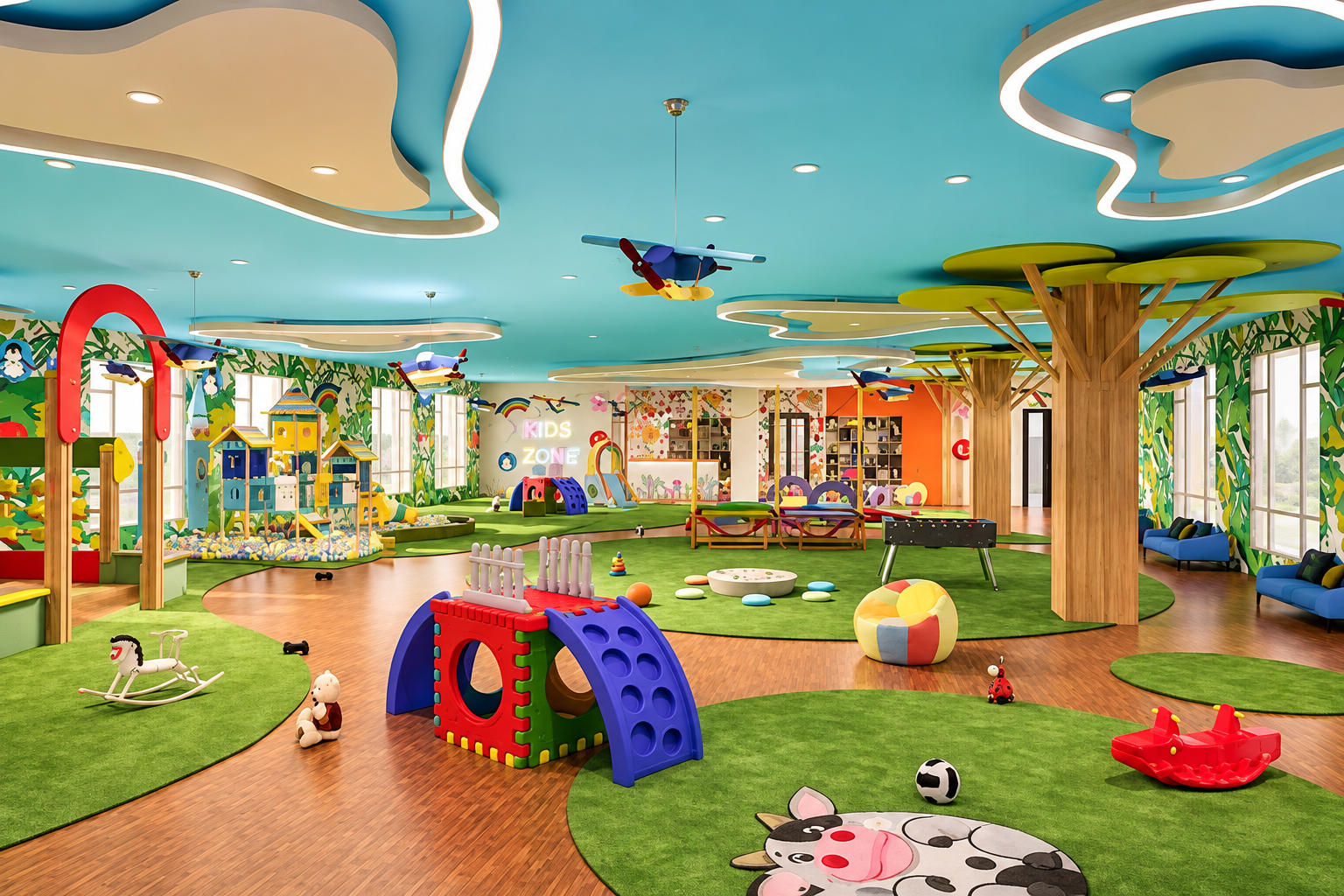 Official artist impression of the Children’s Play Kingdom at The Arena