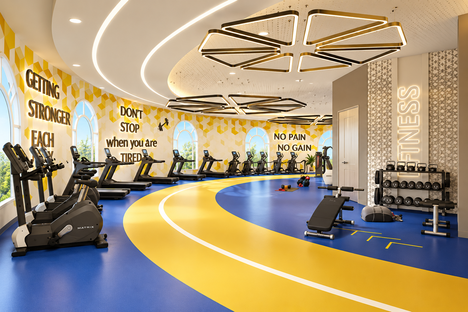 Official artist impression of the gymnasium at The Arena