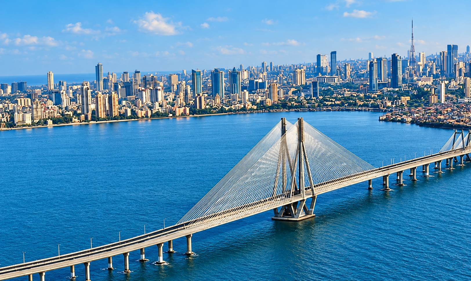 Mumbai Trans Harbour Link connecting Mumbai and Navi Mumbai