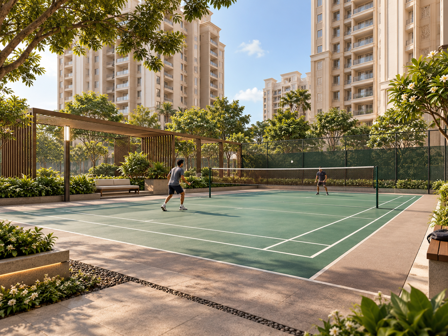 Open Badminton Court